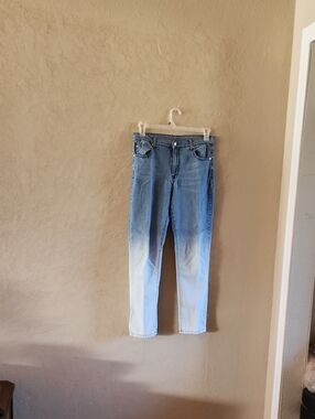 Light Blue Ombre High-Rise Jeans